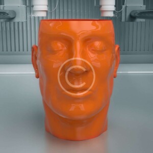 3D vase mockup